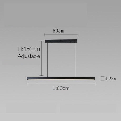 Linear Chandelier for Bedroom and Office
