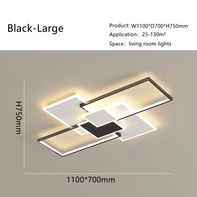 Iron Chandelier Glare Free Bright LED Lighting