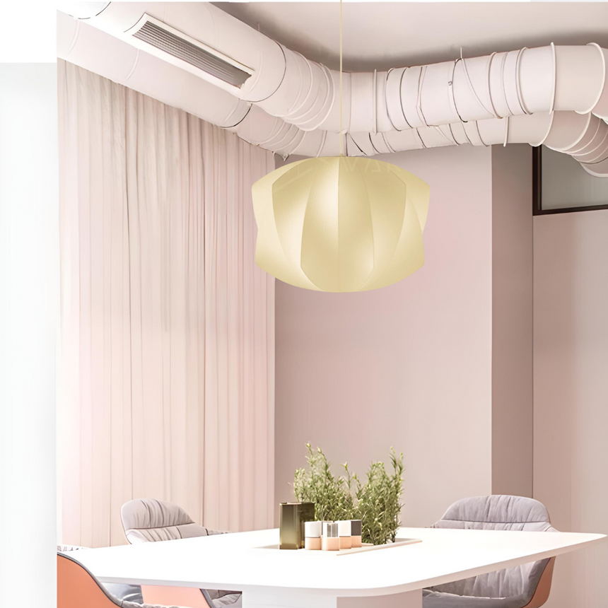 Nordic semi-wood pendant light for kitchen island lighting