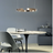 Lunara White Aluminum Pendant Light for Dining Room Ceiling