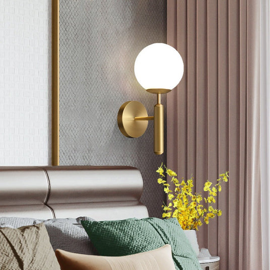 Brass Wall Sconce finish detail
