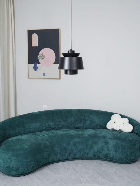 Aluminum Pendant Light Silhouette Detail View - OroDwell