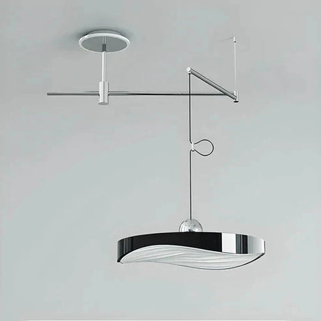 Pendant Lamp Installed Above Dining Table