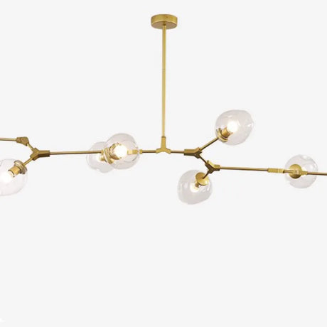 LustraNova Glass Bubble Pendant Light With Branching Arms Ambient Lighting - OpalDwell