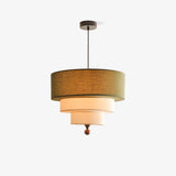Fabric Drum Pendant Light for Kitchen OpalDwell