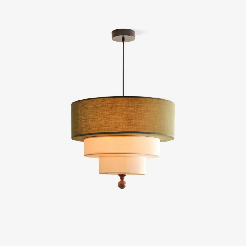 Fabric Drum Pendant Light for Kitchen OpalDwell