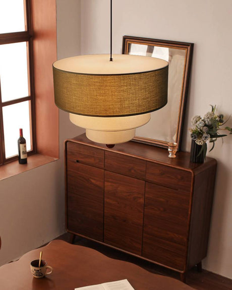 Fabric Pendant Light for Living Room Decor OpalDwell