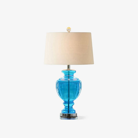 Glass Base Table Lamp for Contemporary Decor