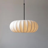 Wabi-sabi pendant light with natural materials