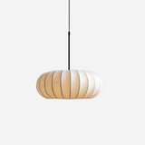 Aero Silk Pendant Light with Circular Metal Frame for Kitchen Island