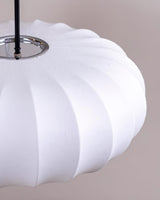 Pendant lamp installed above dining table