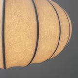 Pendant Light with Warm Ambient Glow Over Dining Table
