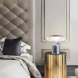Chrome Base Table Lamp for Contemporary Homes