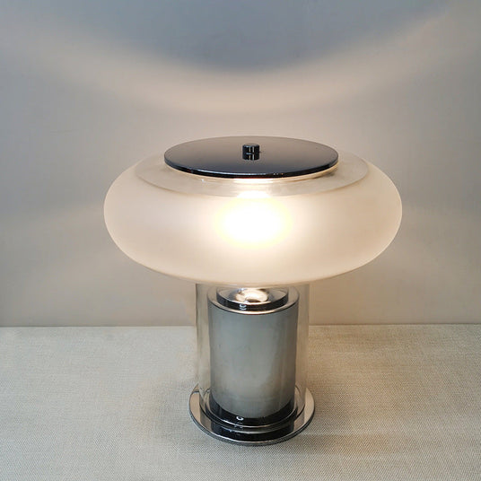 Table Lamp with Chrome Base