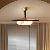 Alabaster Ceiling Light for Living Room