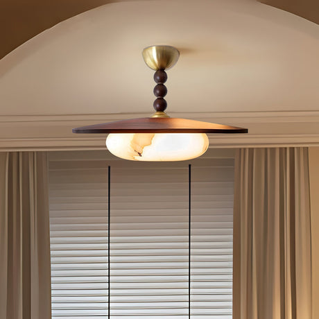 Alabaster Ceiling Light for Living Room