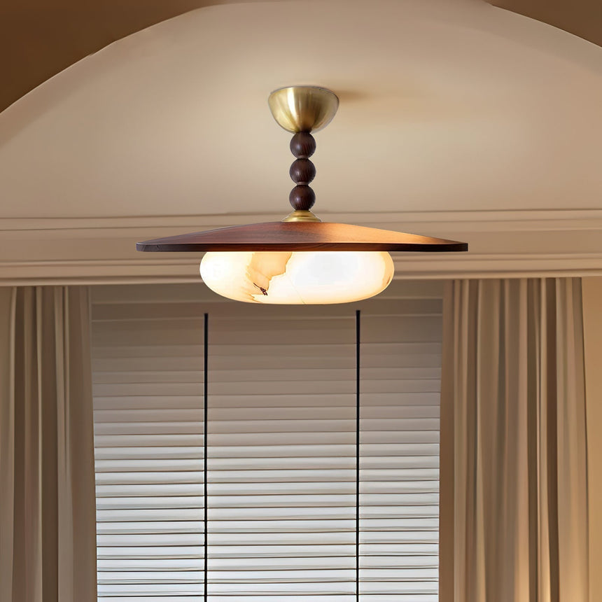 Alabaster Ceiling Light for Living Room