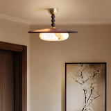 Wood and Metal Ceiling Light Home Decor