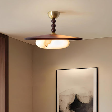 Alabaster Diffuser Ceiling Light Design