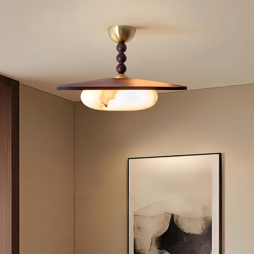 Alabaster Diffuser Ceiling Light Design