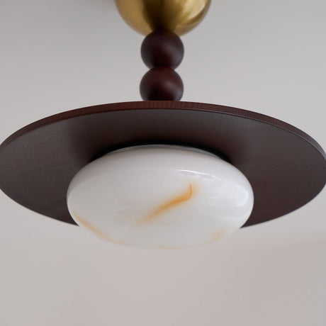Wood and Metal Ceiling Light Home Decor