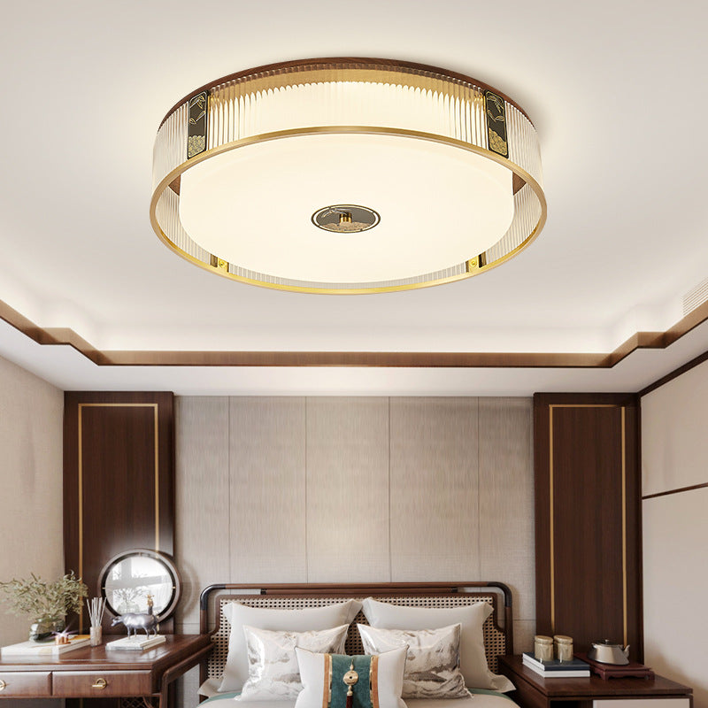 Brass Bedroom Ceiling Light LED