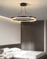 Warm Ambient LED Chandelier for Bedroom OpalDwell