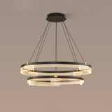Acrylic and Metal Chandelier for Hotel Interiors OpalDwell