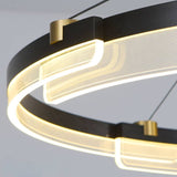 Modern Chandelier Installed Above Dining Table OpalDwell