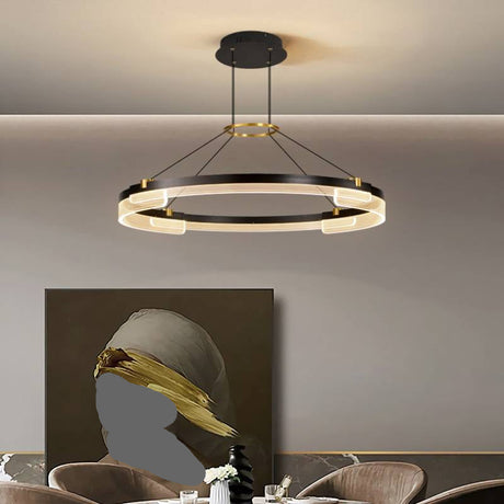 Modern Acrylic Chandelier for Living Room Decor OpalDwell
