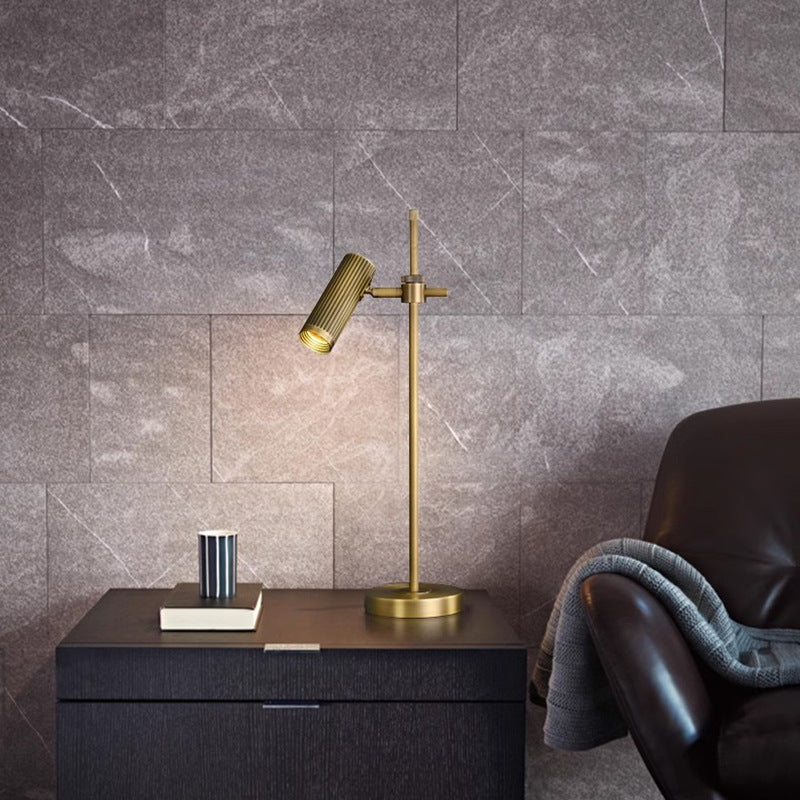 Brass Table Lamp Soft Ambient Glow for Bedroom