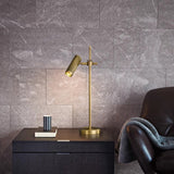 Brass Table Lamp Soft Ambient Glow for Bedroom