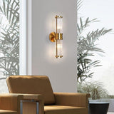Wall light for bathroom - gold finish sconce