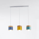 Metal Pendant Lamp Installed Above Dining Table