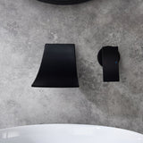Wall mounted waterfall faucet for modern bathroom decor