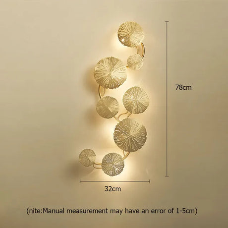Elegant wall light for living room decor