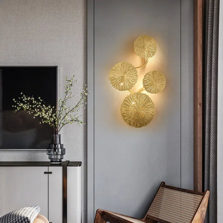 Warm glow wall light for entryway