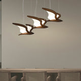 Chandelier Installed for Warm Living Room Ambiance