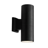Aluminum wedge body detail on wall light