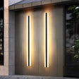 Acrylic wall lamp for outdoor accent decor