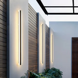 Waterproof iron and acrylic wall light fixture