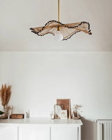 Woven Rattan Pendant Lamp Wabi-Sabi Style Design