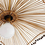 Woven Rattan Pendant Lamp for Hotel Interiors