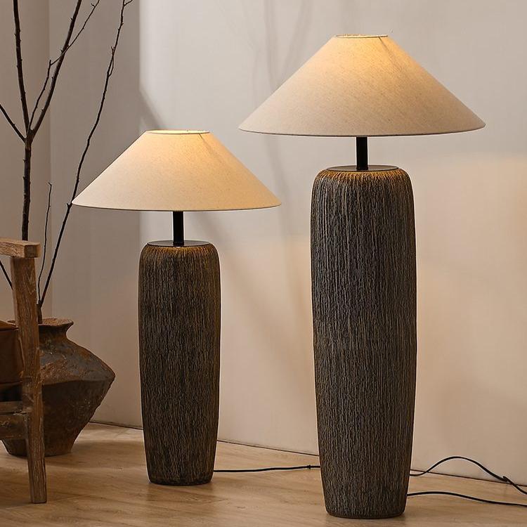 Vintage standing lamp for living room