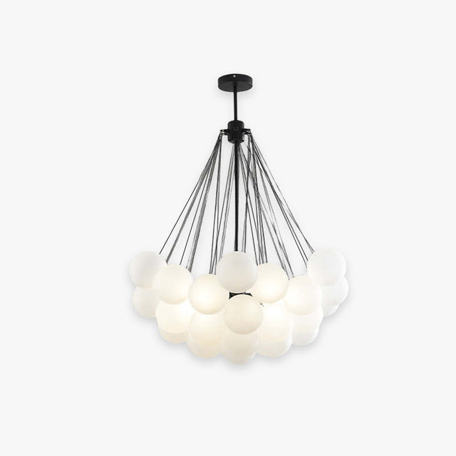 LumeSphere LED Pendant Light in Black and Gold Finish