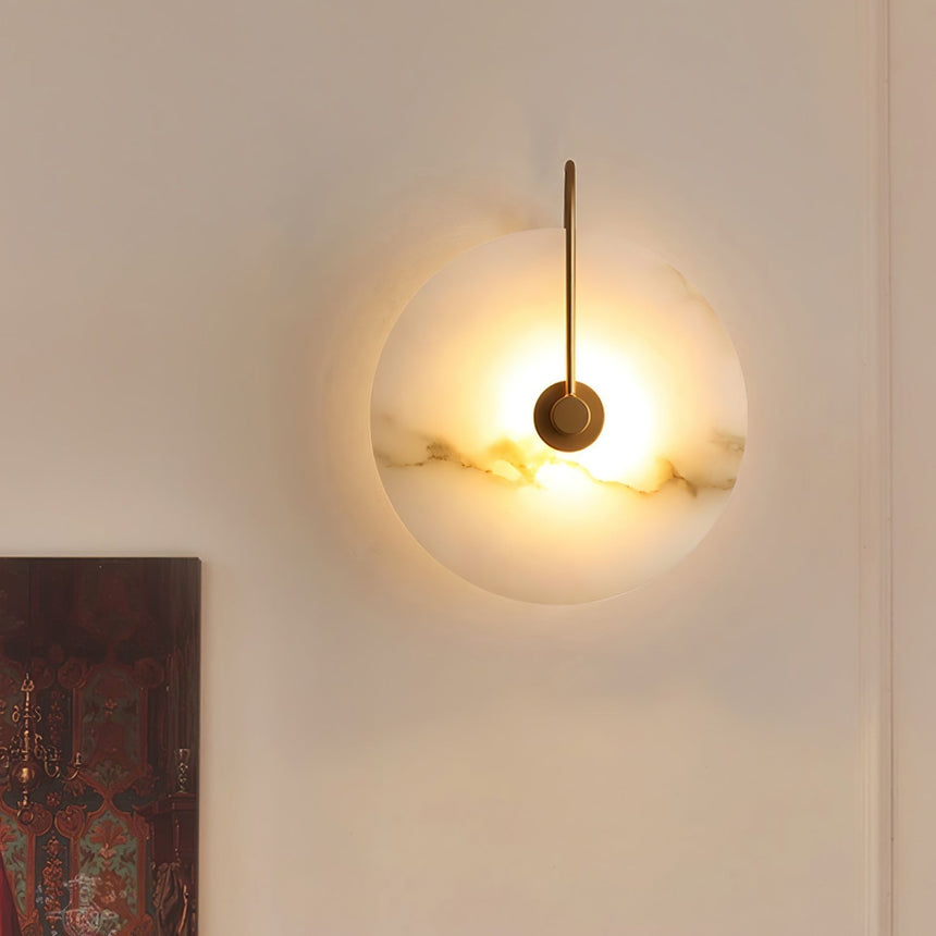 Alabaster Sconce Fixture Detail