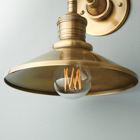 Lyra Wall Lamp Compact Cone Design Close-Up