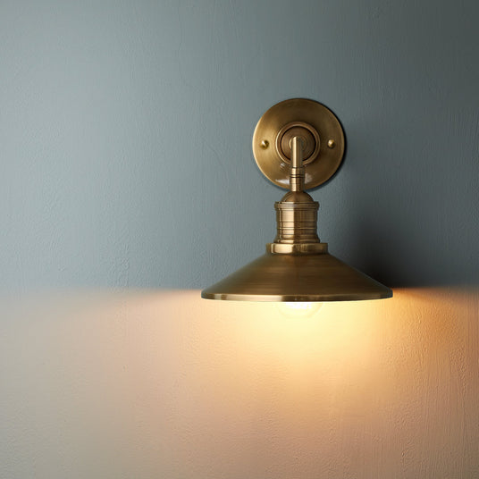 Brass Wall Lamp for Kitchen and Hallway Lighting