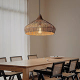 LumaWeave Rattan Pendant Light Handwoven for Warmth