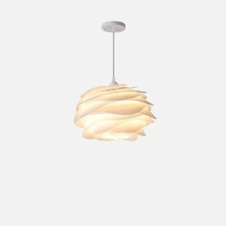 Rosary-inspired glass ceiling fixture for modern interiors